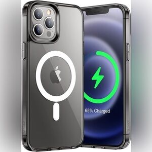 Magnetic Case iPhone 12 Pro Max 6.7-Inch MagSafe Wireless Charging Clear Back
